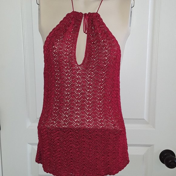 Vintage bebe halter top - Picture 1 of 3